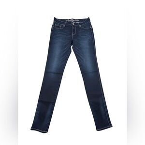 Express Women's‎ Deep Indigo Mid Rise Legging Jeans 8 Regular RN55285